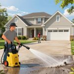 Improving Safety by Pressure Washing Your Slippery Westerville Driveway