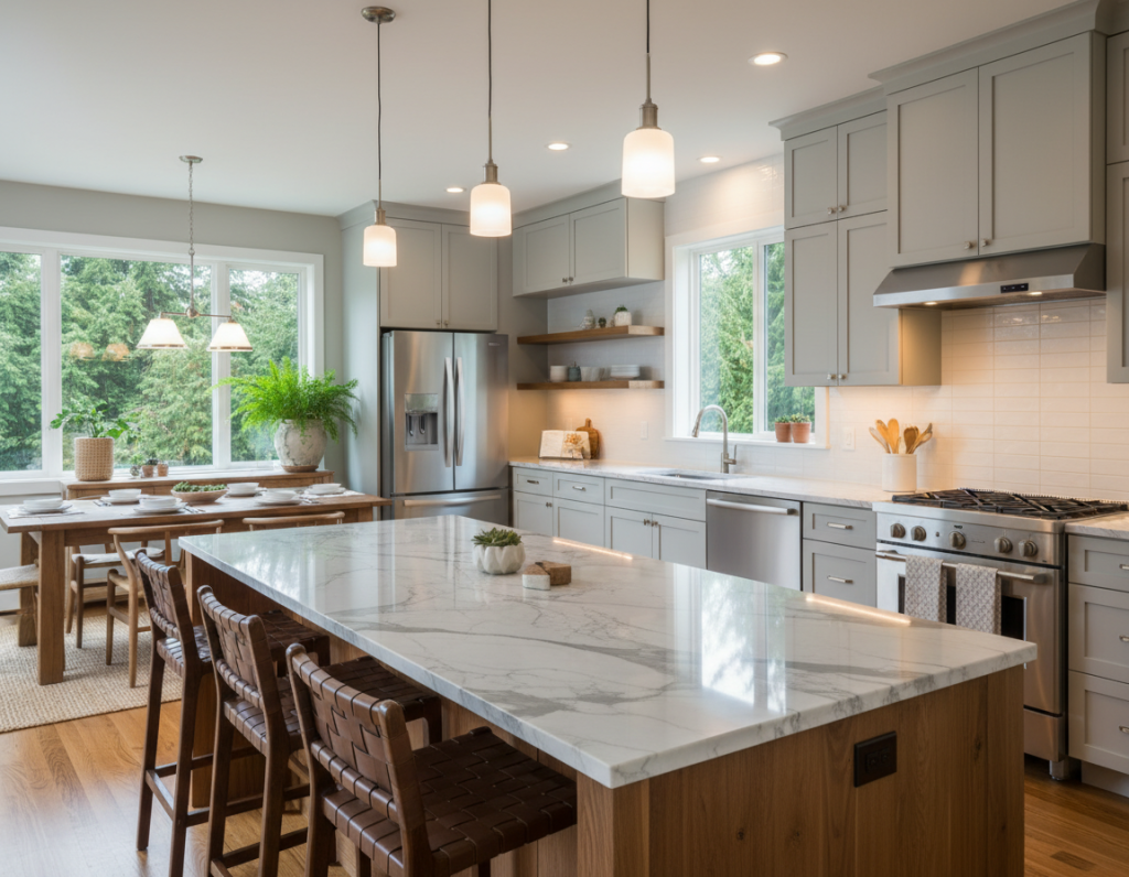 Raising the Ceiling: How to Add Volume to Your Maple Valley Kitchen