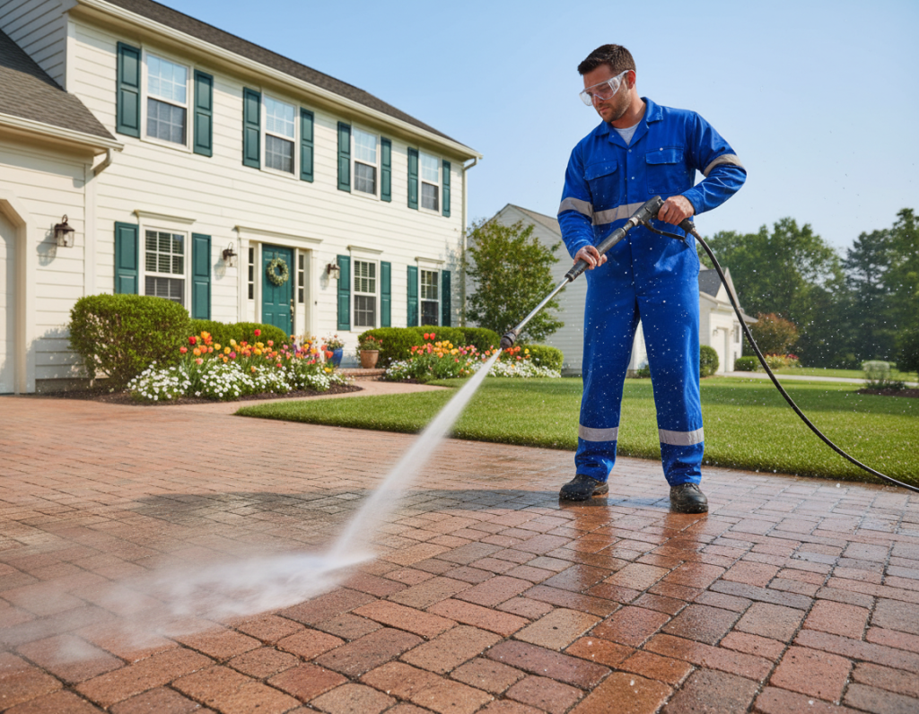 Reese Power Washing For Concrete And Walkway Cleaning