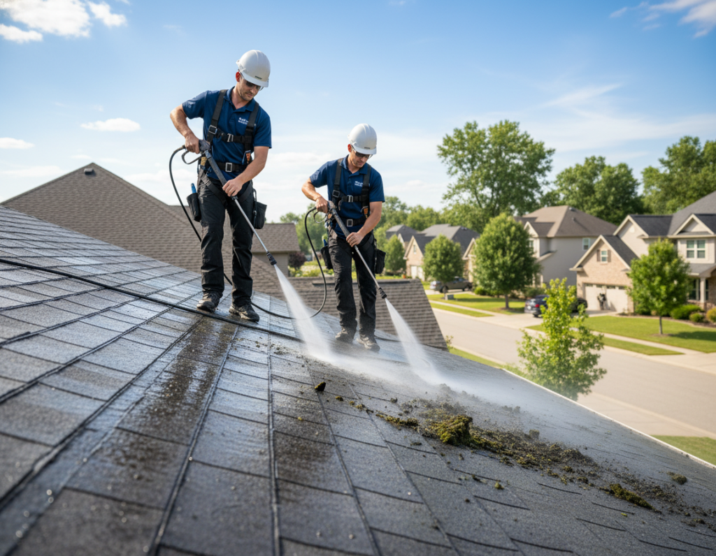 Environmentally Safe Roof Cleaning in Westerville