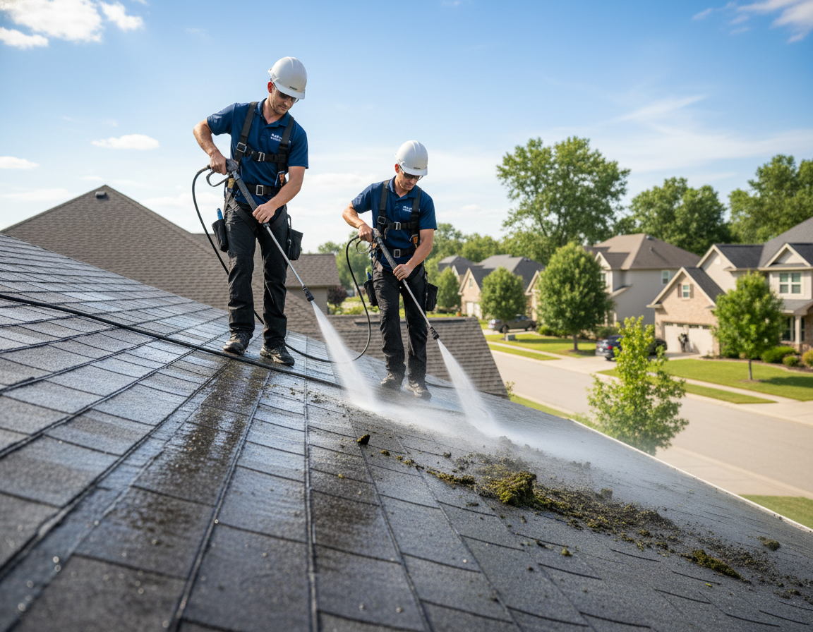 Environmentally Safe Roof Cleaning in Westerville