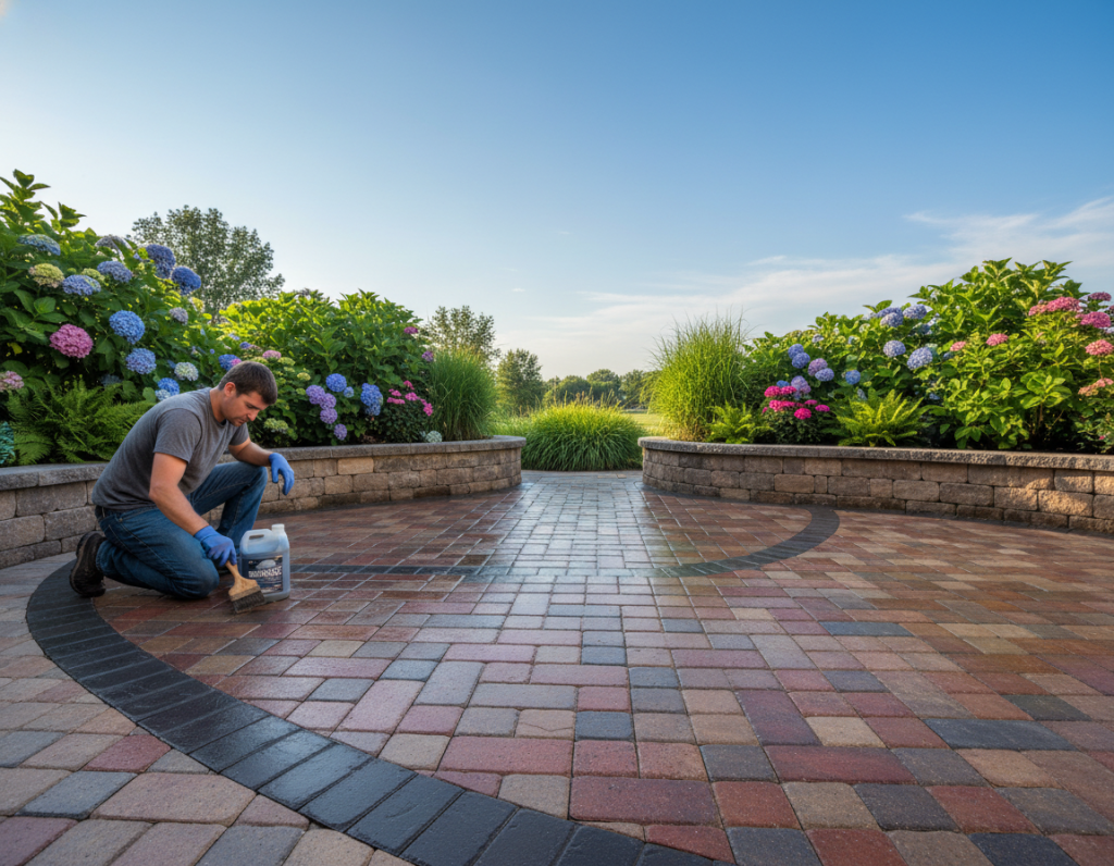 Paver Sealing Hilliard for Garden Paths